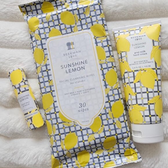 Beekman 1802 Sunshine Lemon 3-Piece Set – Goat Milk Goodness - Picture 1 of 4
